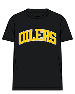 Hovedbilde T-skjorte sort Oilers - barn
