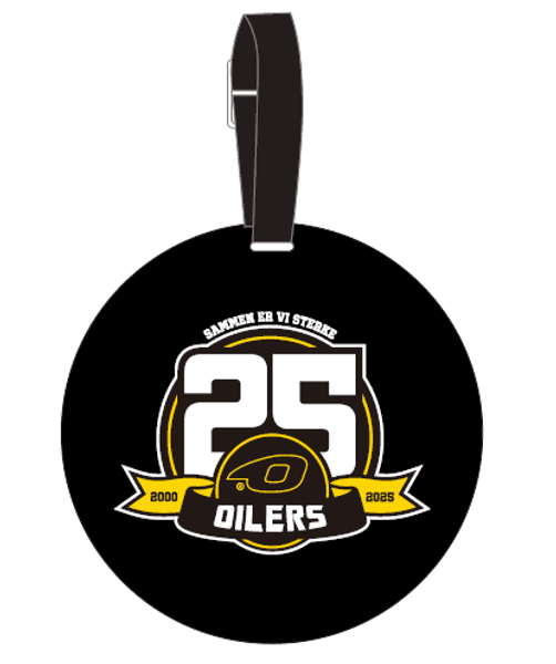 Bagasjelapp - 25-års jubileumslogo